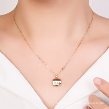 18K позолоченный 925 серебряный день святого Валентина ожерелье